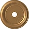 Ekena Millwork Traditional PVC Medallion (Canopies up to 11 1/2"), 19"OD x 3 1/2"ID x 1 1/2"P, Bright Coat Gold CMP19TRBGL - alternate 1